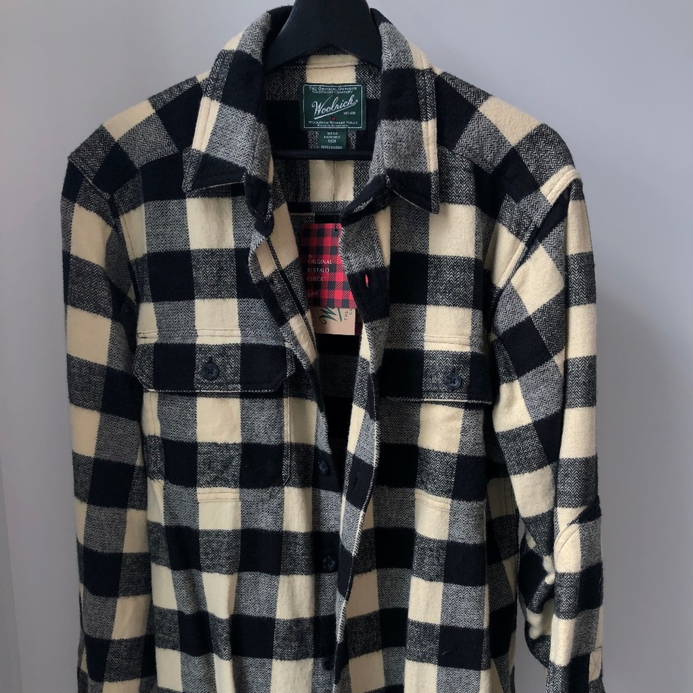 Men's M New Woolrich Buffalo Plaid Flannel